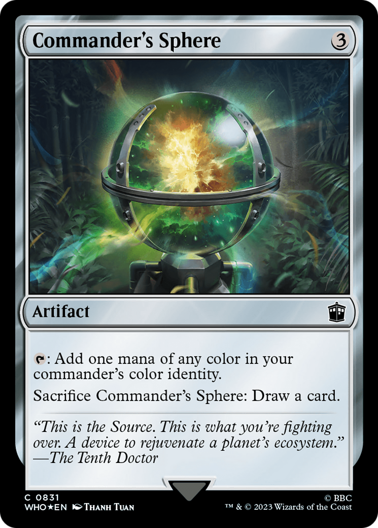 Commander's Sphere (Surge Foil) [Doctor Who] - The Mythic Store | 24h Order Processing