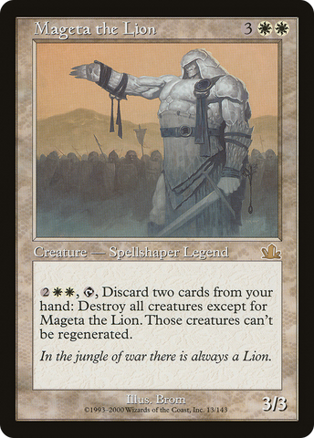 Mageta the Lion [Prophecy] - The Mythic Store | 24h Order Processing