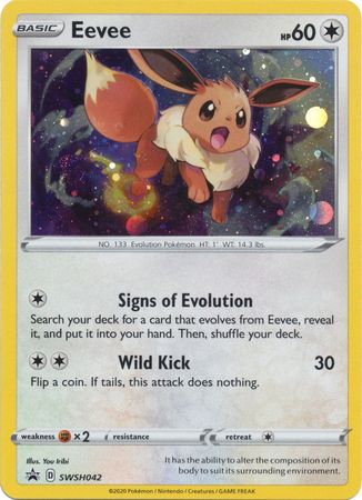 Eevee (SWSH042) [Sword & Shield: Black Star Promos] - The Mythic Store | 24h Order Processing