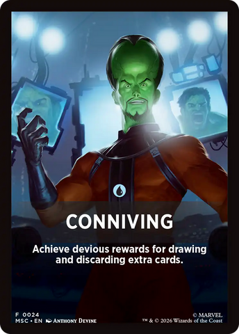 Conniving Theme Card [Marvel Super Heroes Commander] - The Mythic Store | 24h Order Processing