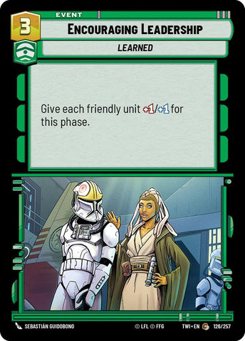 Encouraging Leadership (126/257) (126/257) [Twilight of the Republic] - The Mythic Store | 24h Order Processing