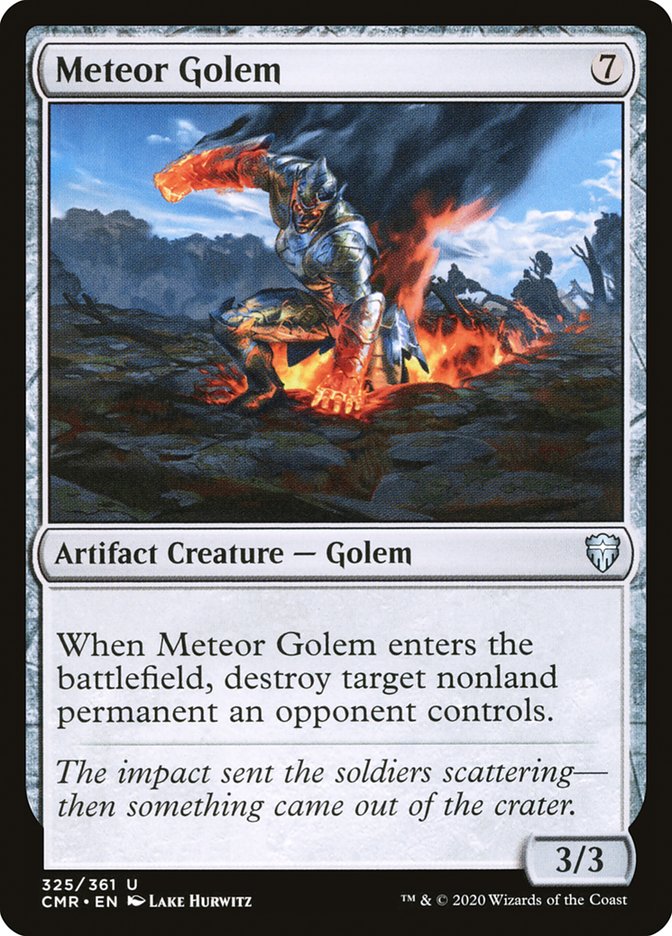 Meteor Golem (325) [Commander Legends] - The Mythic Store | 24h Order Processing