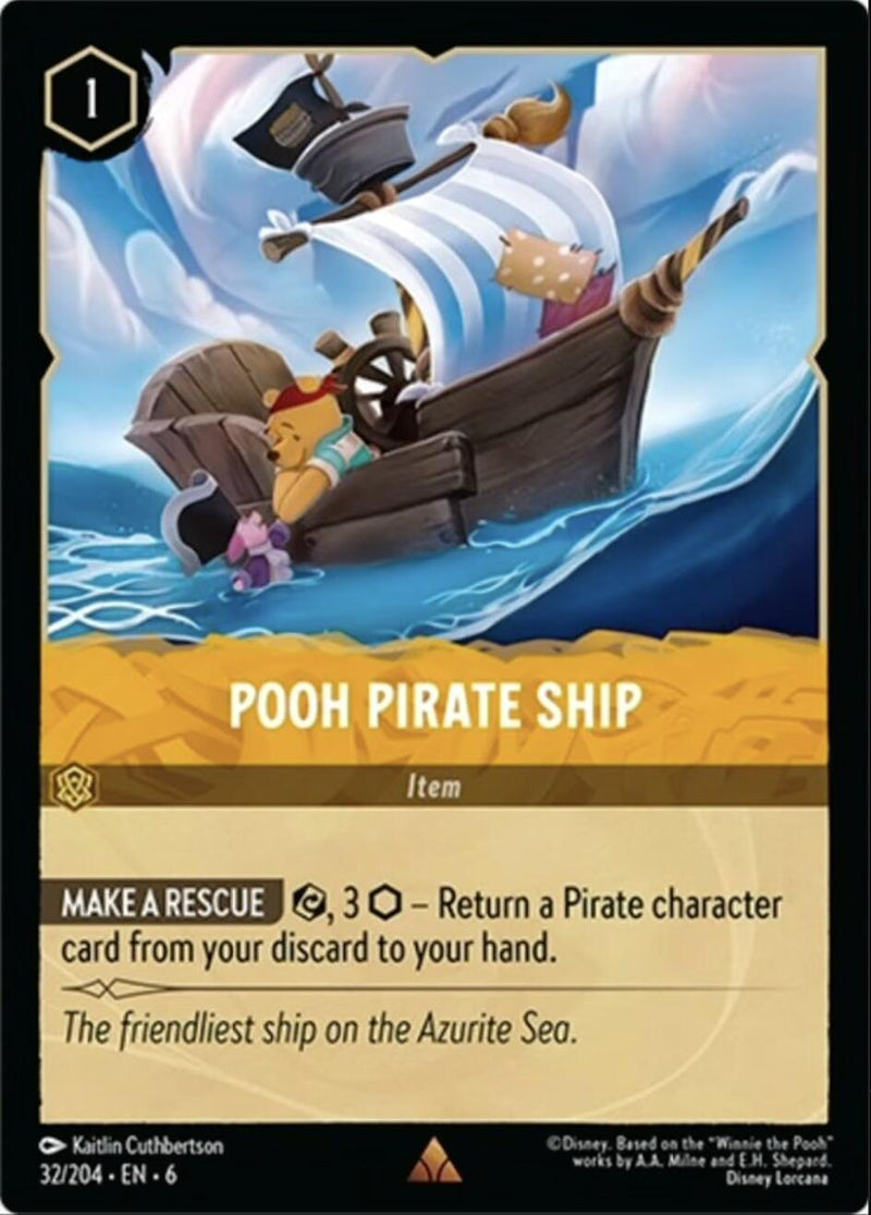 Pooh Pirate Ship (32/204) [Azurite Sea] - The Mythic Store | 24h Order Processing