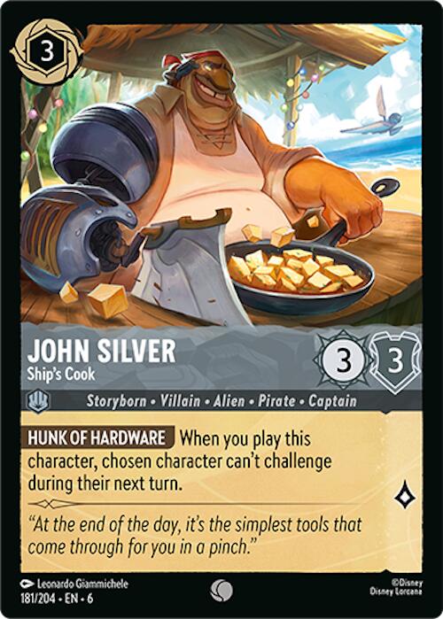 John Silver - Ship's Cook (181/204) [Azurite Sea] - The Mythic Store | 24h Order Processing