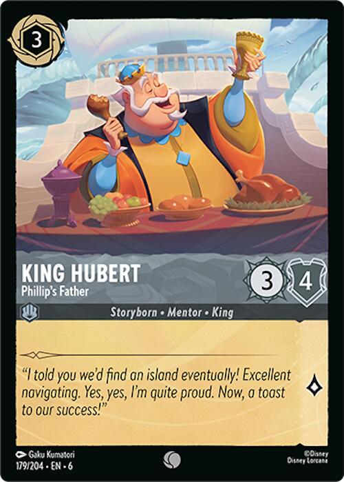 King Hubert - Phillip's Father (179/204) [Azurite Sea] - The Mythic Store | 24h Order Processing