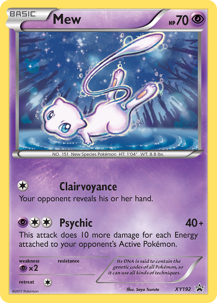 Mew (XY192) [XY: Black Star Promos] - The Mythic Store | 24h Order Processing