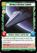 Republic Defense Carrier (098/257) (098/257) [Twilight of the Republic] - The Mythic Store | 24h Order Processing