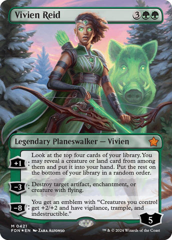 Vivien Reid (Borderless) (Mana Foil) [Foundations] - The Mythic Store | 24h Order Processing