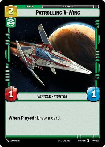 Patrolling V-Wing (107/257) (107/257) [Twilight of the Republic] - The Mythic Store | 24h Order Processing