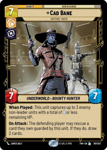 Cad Bane - Hostage Taker (187/257) (187/257) [Twilight of the Republic] - The Mythic Store | 24h Order Processing