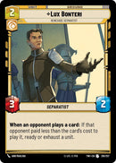 Lux Bonteri - Renegade Separatist (210/257) (210/257) [Twilight of the Republic] - The Mythic Store | 24h Order Processing