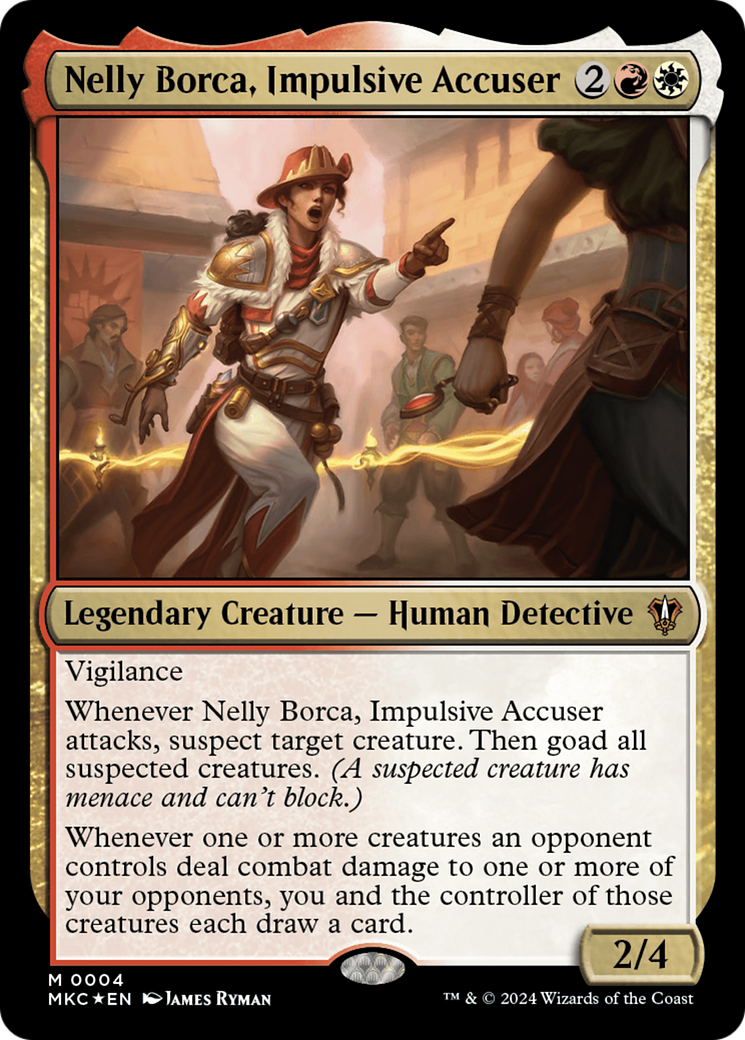 Nelly Borca, Impulsive Accuser [Murders at Karlov Manor Commander] - The Mythic Store | 24h Order Processing