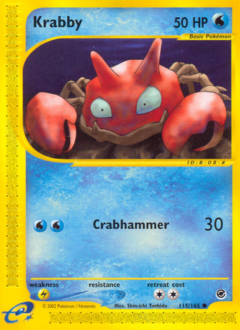 Krabby (115/165) [Expedition: Base Set] - The Mythic Store | 24h Order Processing