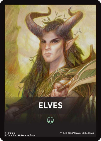 Elves Theme Card [Foundations Tokens] - The Mythic Store | 24h Order Processing