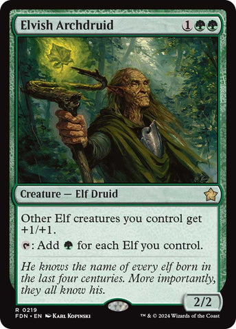 Elvish Archdruid [Foundations] - The Mythic Store | 24h Order Processing