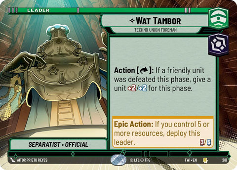 Wat Tambor - Techno Union Foreman (281) (Hyperspace) (281) [Twilight of the Republic] - The Mythic Store | 24h Order Processing