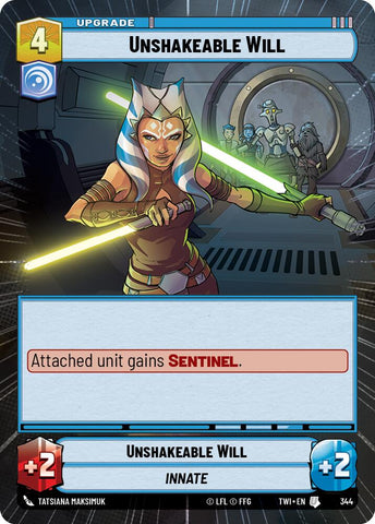 Unshakeable Will (344) (Hyperspace) (344) [Twilight of the Republic] - The Mythic Store | 24h Order Processing