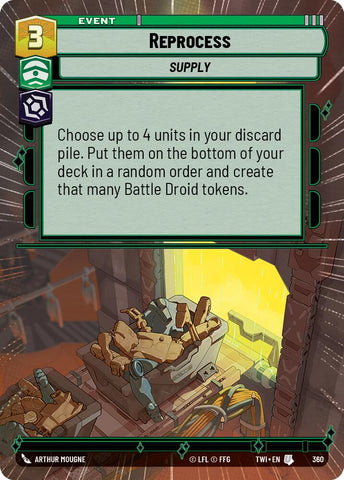 Reprocess (360) (Hyperspace) (360) [Twilight of the Republic] - The Mythic Store | 24h Order Processing