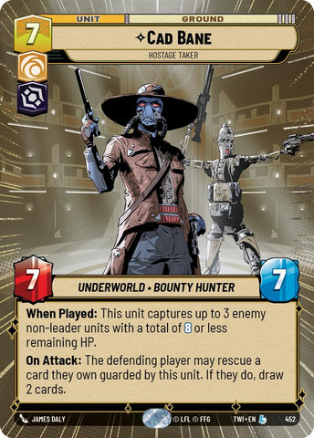 Cad Bane - Hostage Taker (452) (Hyperspace) (452) [Twilight of the Republic] - The Mythic Store | 24h Order Processing