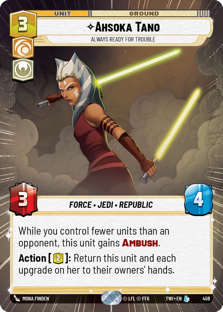 Ahsoka Tano - Always Ready For Trouble (Hyperspace) (459) [Twilight of the Republic] - The Mythic Store | 24h Order Processing