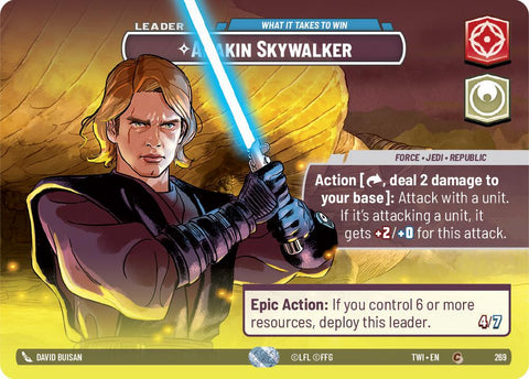 Anakin Skywalker - What it Takes to Win (269) (Showcase) (269) [Twilight of the Republic] - The Mythic Store | 24h Order Processing