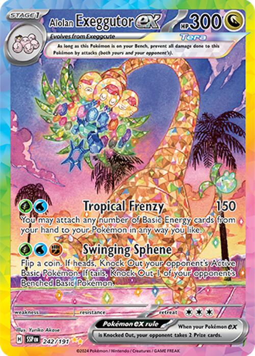 Alolan Exeggutor ex (242/191) [Scarlet & Violet: Surging Sparks] - The Mythic Store | 24h Order Processing