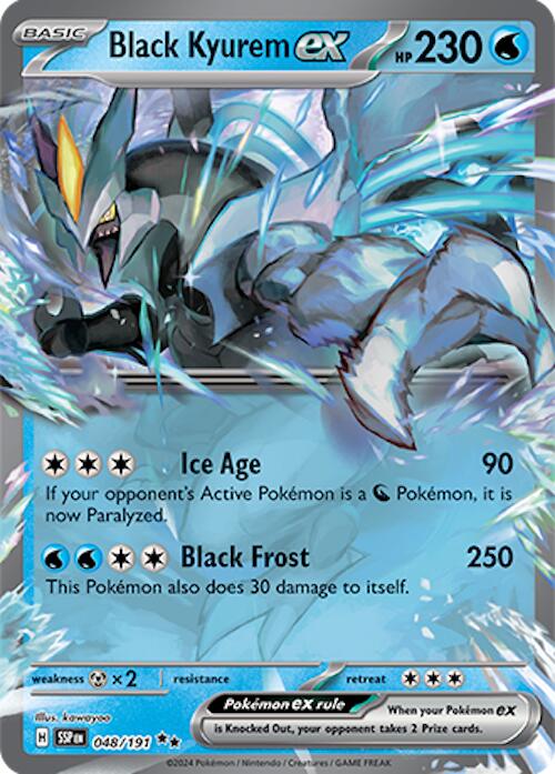 Black Kyurem ex (048/191) [Scarlet & Violet: Surging Sparks] - The Mythic Store | 24h Order Processing