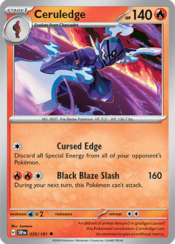 Ceruledge (035/191) [Scarlet & Violet: Surging Sparks] - The Mythic Store | 24h Order Processing
