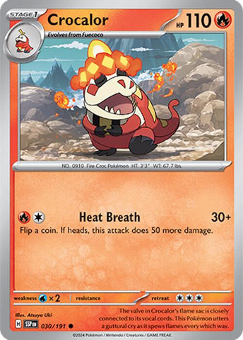 Crocalor (030/191) [Scarlet & Violet: Surging Sparks] - The Mythic Store | 24h Order Processing