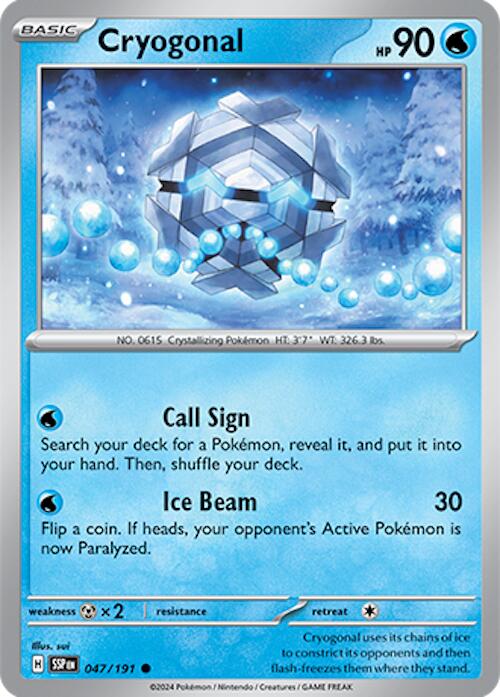 Cryogonal (047/191) [Scarlet & Violet: Surging Sparks] - The Mythic Store | 24h Order Processing