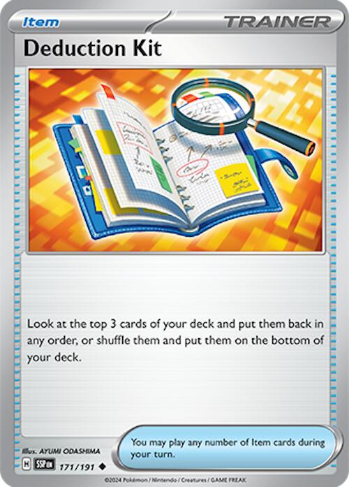 Deduction Kit (171/191) [Scarlet & Violet: Surging Sparks] - The Mythic Store | 24h Order Processing