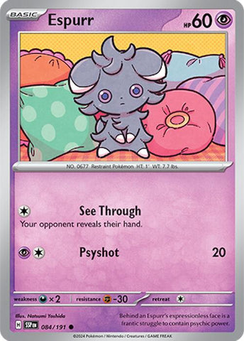 Espurr (084/191) [Scarlet & Violet: Surging Sparks] - The Mythic Store | 24h Order Processing