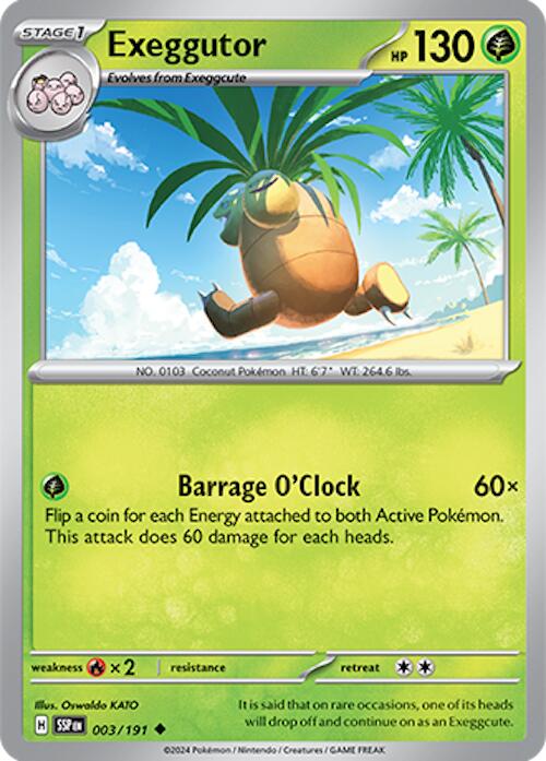 Exeggutor (003/191) [Scarlet & Violet: Surging Sparks] - The Mythic Store | 24h Order Processing