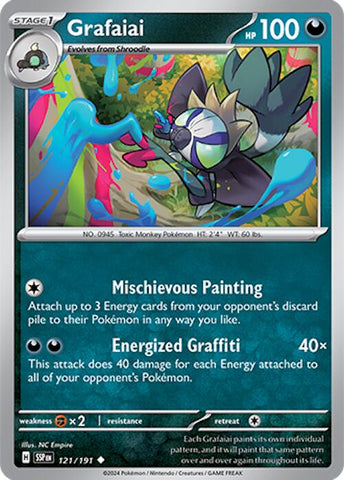 Grafaiai (121/191) [Scarlet & Violet: Surging Sparks] - The Mythic Store | 24h Order Processing