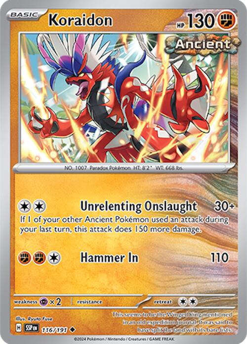 Koraidon (116/191) [Scarlet & Violet: Surging Sparks] - The Mythic Store | 24h Order Processing