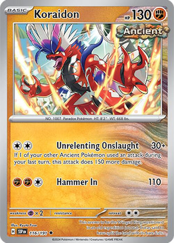 Koraidon (116/191) [Scarlet & Violet: Surging Sparks] - The Mythic Store | 24h Order Processing