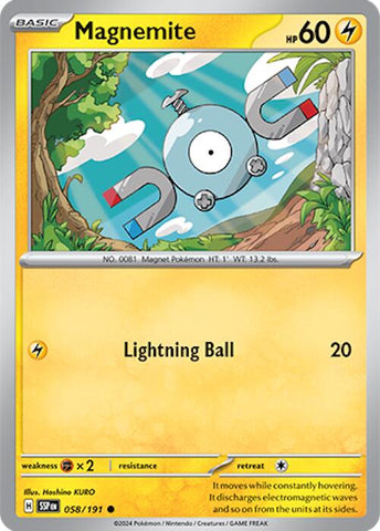 Magnemite (058/191) [Scarlet & Violet: Surging Sparks] - The Mythic Store | 24h Order Processing