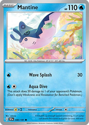 Mantine (040/191) [Scarlet & Violet: Surging Sparks] - The Mythic Store | 24h Order Processing