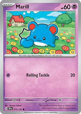 Marill (073/191) [Scarlet & Violet: Surging Sparks] - The Mythic Store | 24h Order Processing