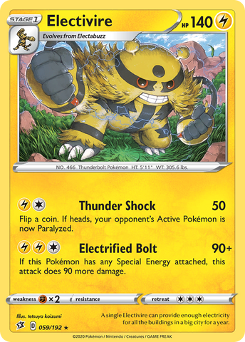 Electivire (059/192) [Sword & Shield: Rebel Clash] - The Mythic Store | 24h Order Processing