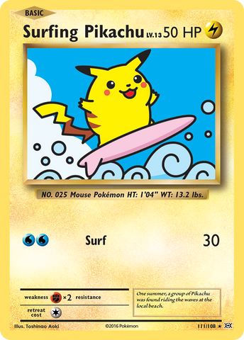 Surfing Pikachu (111/108) [XY: Evolutions] - The Mythic Store | 24h Order Processing