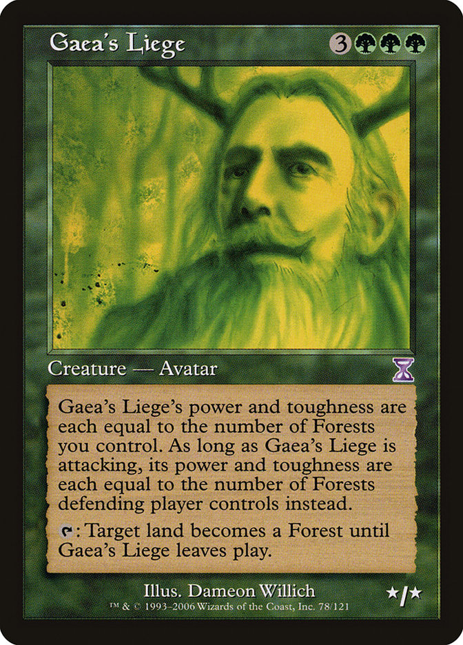 Gaea's Liege [Time Spiral Timeshifted] - The Mythic Store | 24h Order Processing