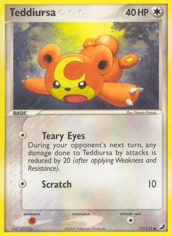 Teddiursa (77/115) [EX: Unseen Forces] - The Mythic Store | 24h Order Processing