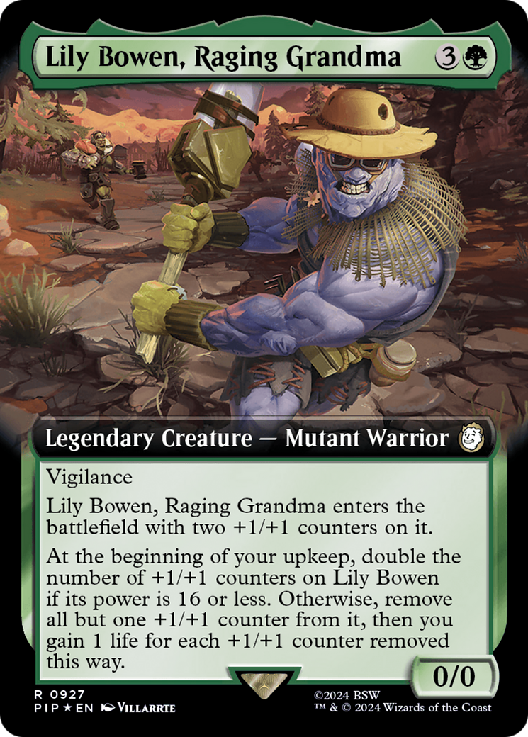 Lily Bowen, Raging Grandma (Extended Art) (Surge Foil) [Fallout] - The Mythic Store | 24h Order Processing