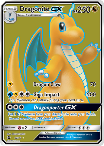 Dragonite GX (67/70) [Sun & Moon: Dragon Majesty] - The Mythic Store | 24h Order Processing