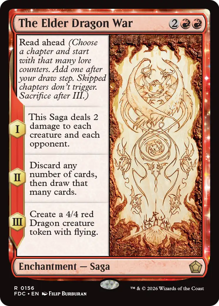 The Elder Dragon War [Foundations Commander] - The Mythic Store | 24h Order Processing