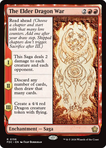 The Elder Dragon War [Foundations Commander] - The Mythic Store | 24h Order Processing