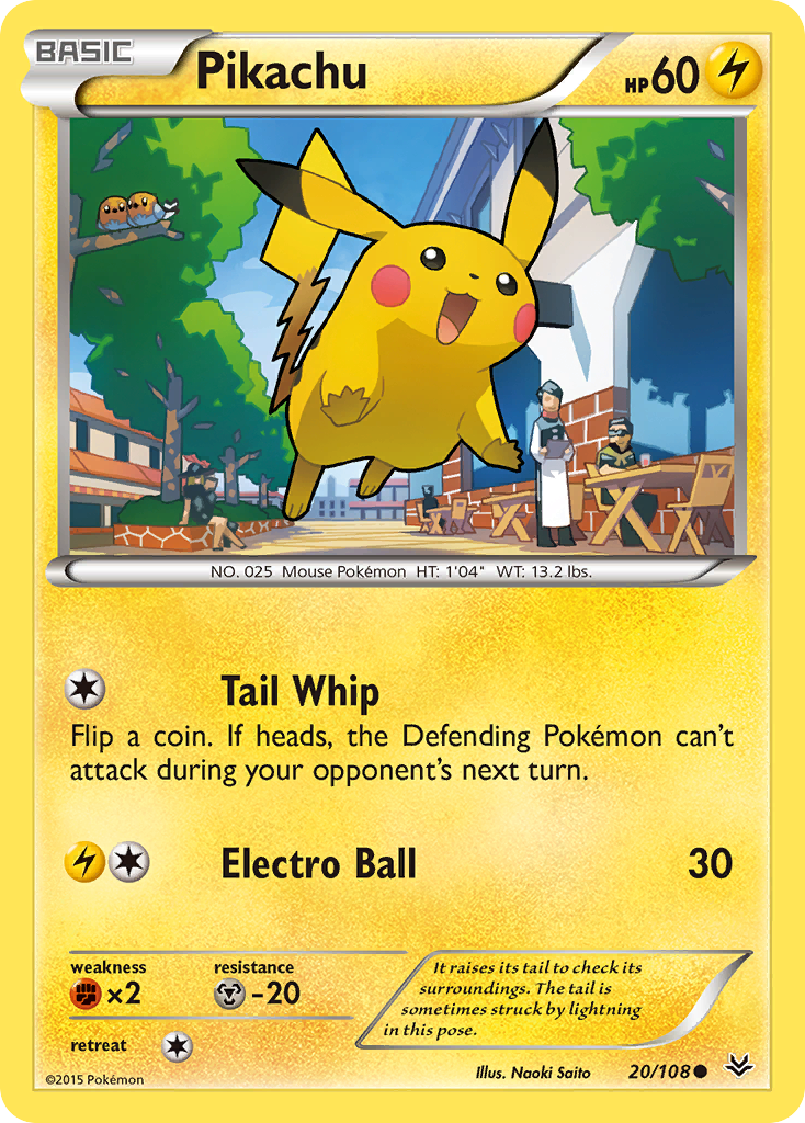 Pikachu (20/108) [XY: Roaring Skies] - The Mythic Store | 24h Order Processing