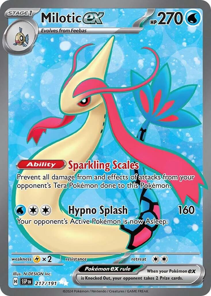 Milotic ex (217/191) [Scarlet & Violet: Surging Sparks] - The Mythic Store | 24h Order Processing