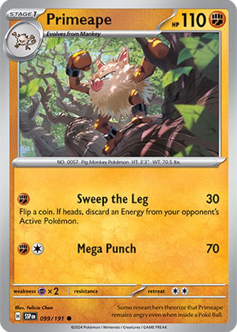 Primeape (099/191) [Scarlet & Violet: Surging Sparks] - The Mythic Store | 24h Order Processing
